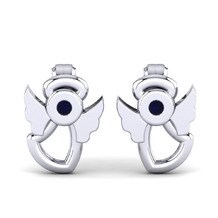 Symbols Sapphire Kids Earrings
