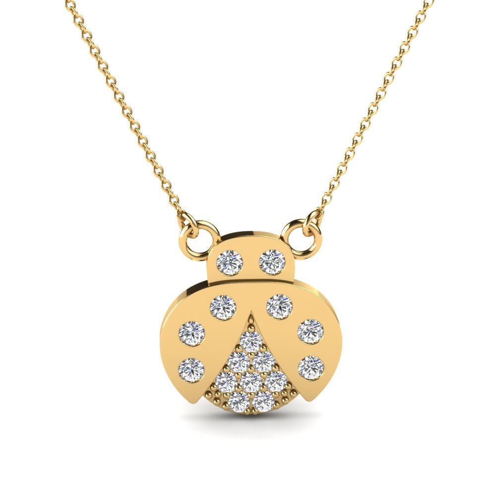 Kid's Necklace Ladybug