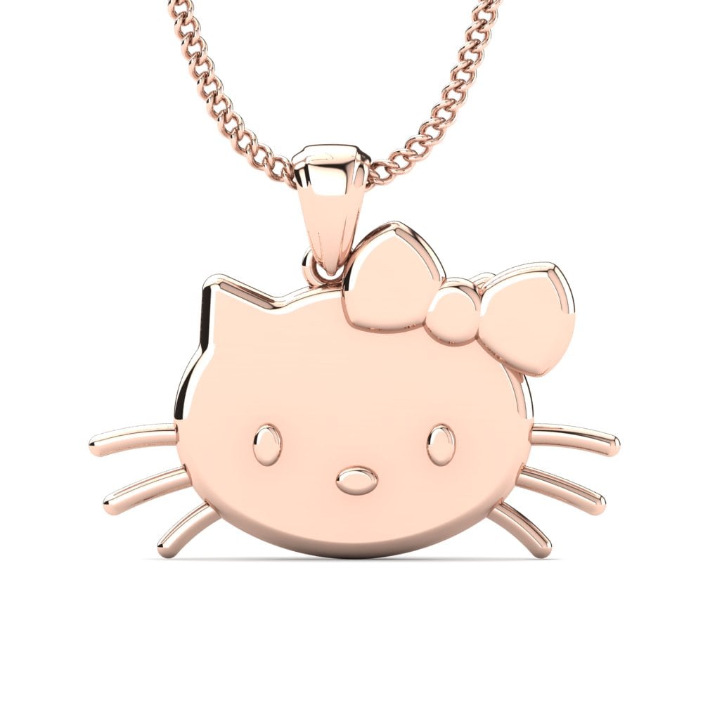 14k Oro Rosa Colgante para Niño Hawick