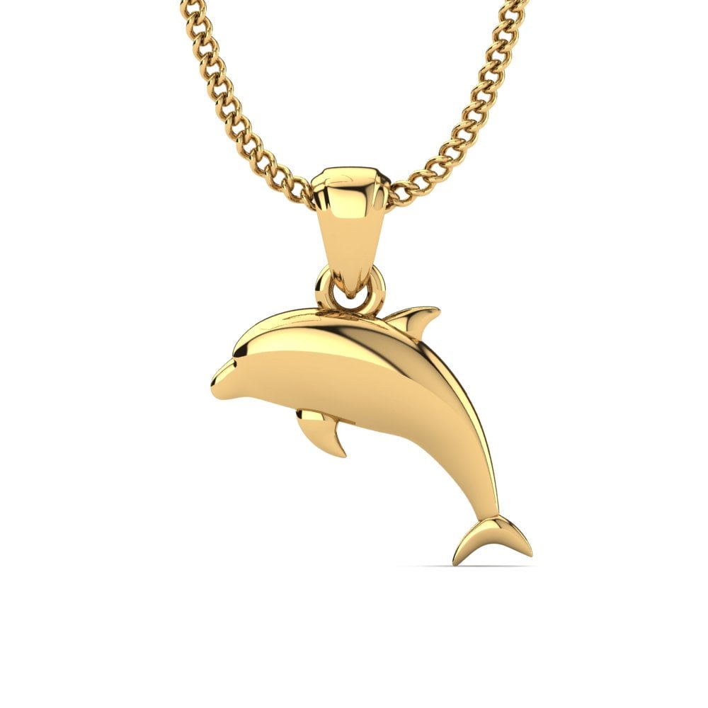 9k Oro amarillo Colgante para Niño Hiilawe
