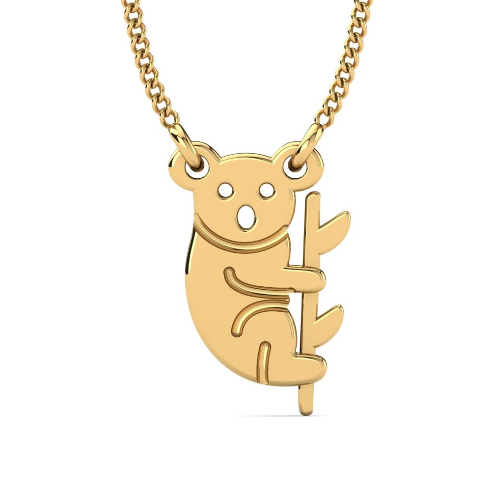 9k Oro amarillo Collar para Niño Kahiwa