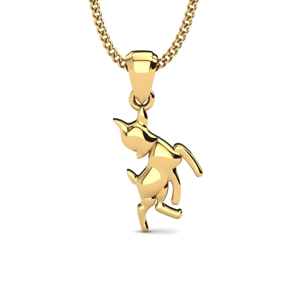 9k Oro amarillo Colgante para Niño Kintampo