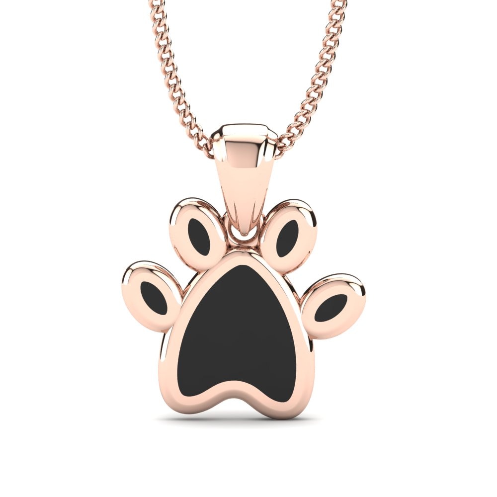 14k Oro Rosa Colgante para Niño Clelie