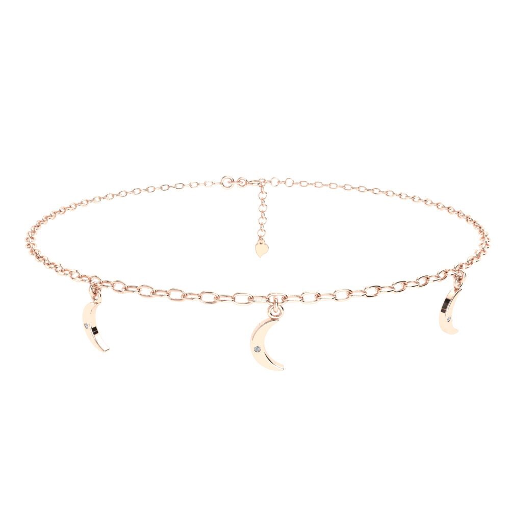 White sapphire Women's Anklet Kailan