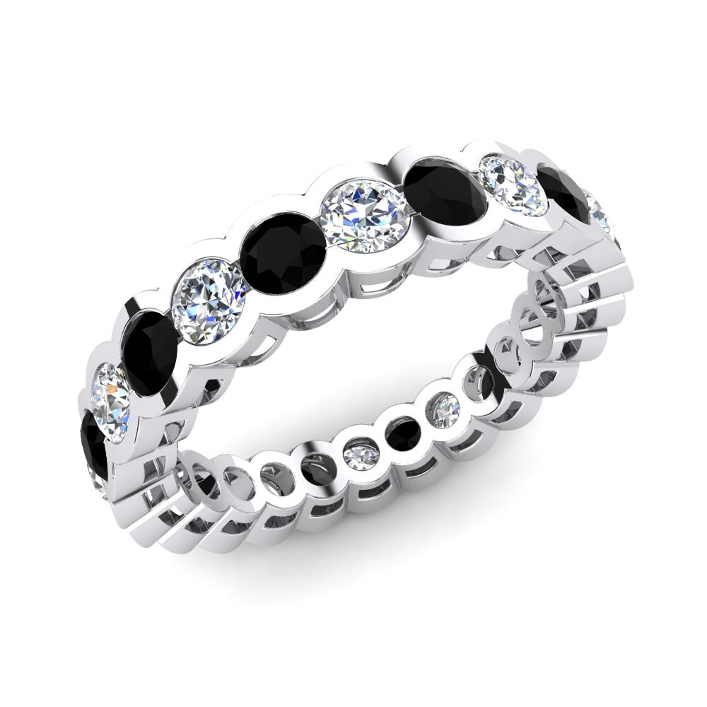 Onyx Noir Bague Kamoria