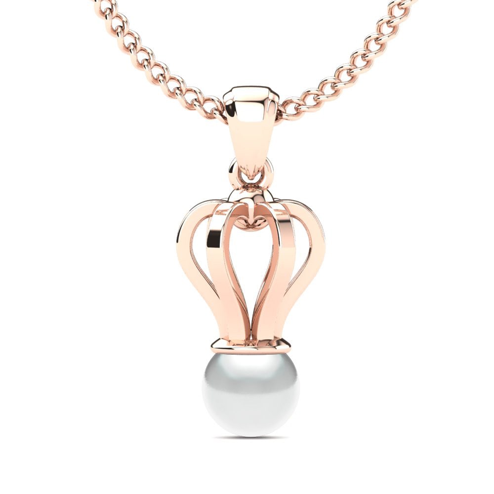 14k レッドゴールド 女性ペンダント Kapresha Ø6 mm