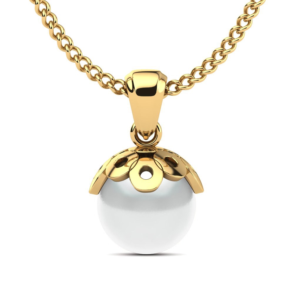 Colgante de Mujer Katrielis Ø8 mm 18k Oro amarillo