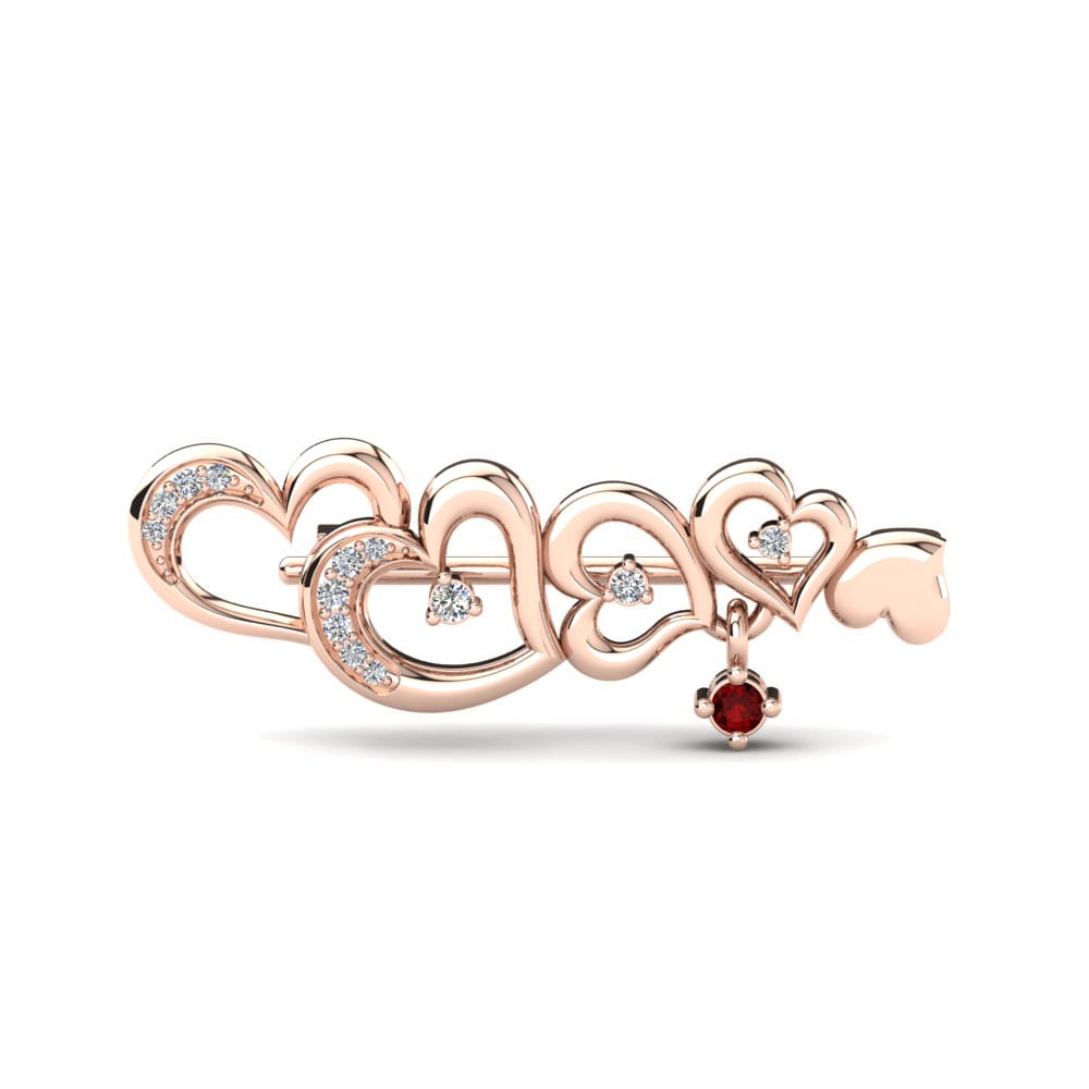 14ct Rose Gold Brooch Kenaberly