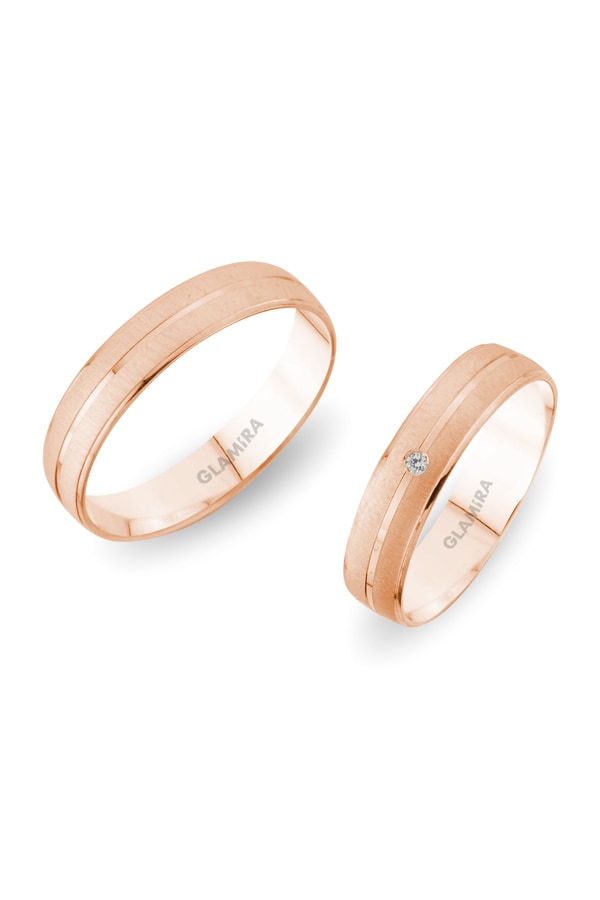 9k Rose Gold Wedding Ring Pure Retrieve