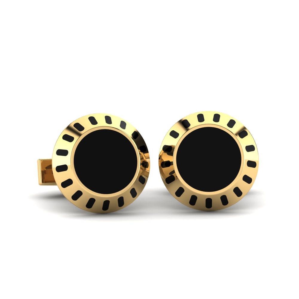 18k Yellow Gold Cufflink Latimer