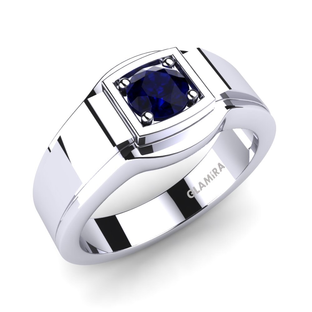 Swarovski Blue Men's Ring No Rush