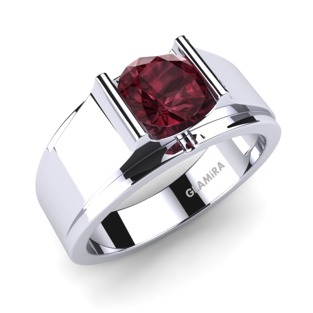 Garnet Men's Ring Cool Breeze