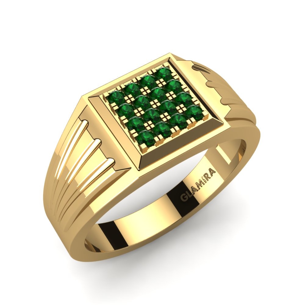 Emerald Men's Ring Terra