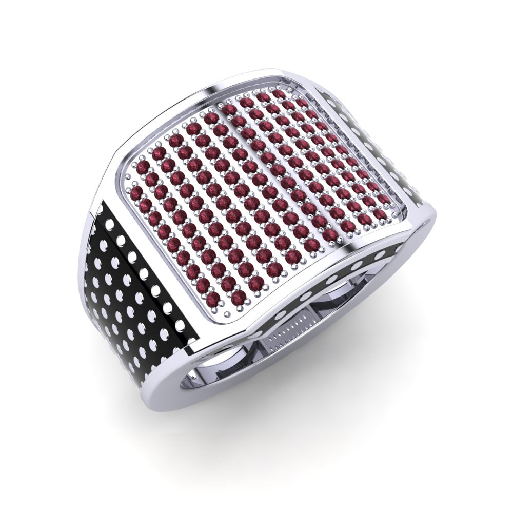 Granaat Heren ring Almondo