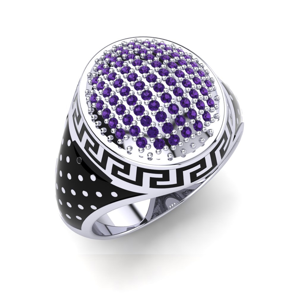 Amethyst Herrenring Anacleto