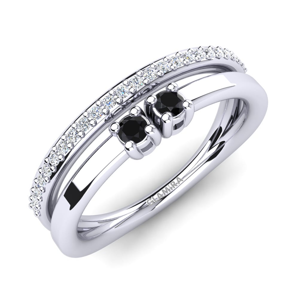 Bague Maclovia Diamant Noir