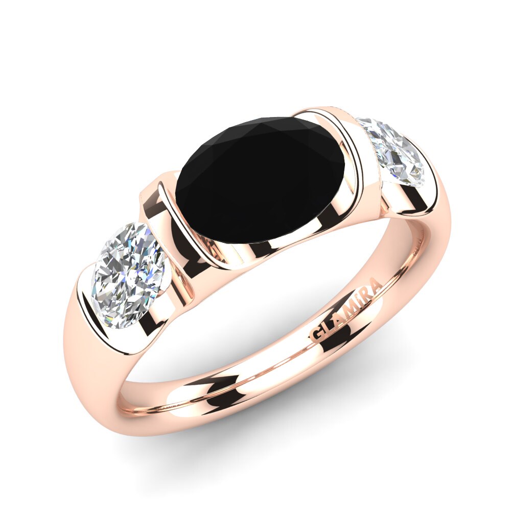 Black Diamond Engagement Ring Manipure