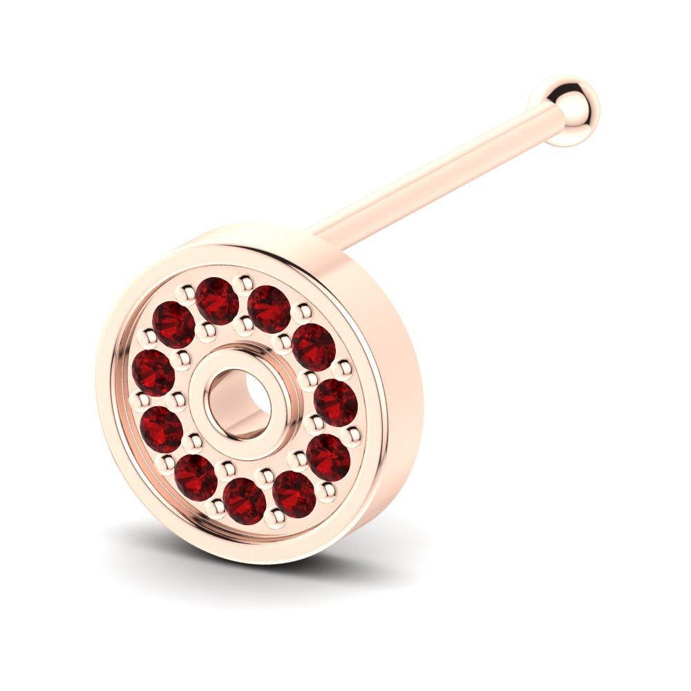 18K Rood Goud Neus Pin Vivijan