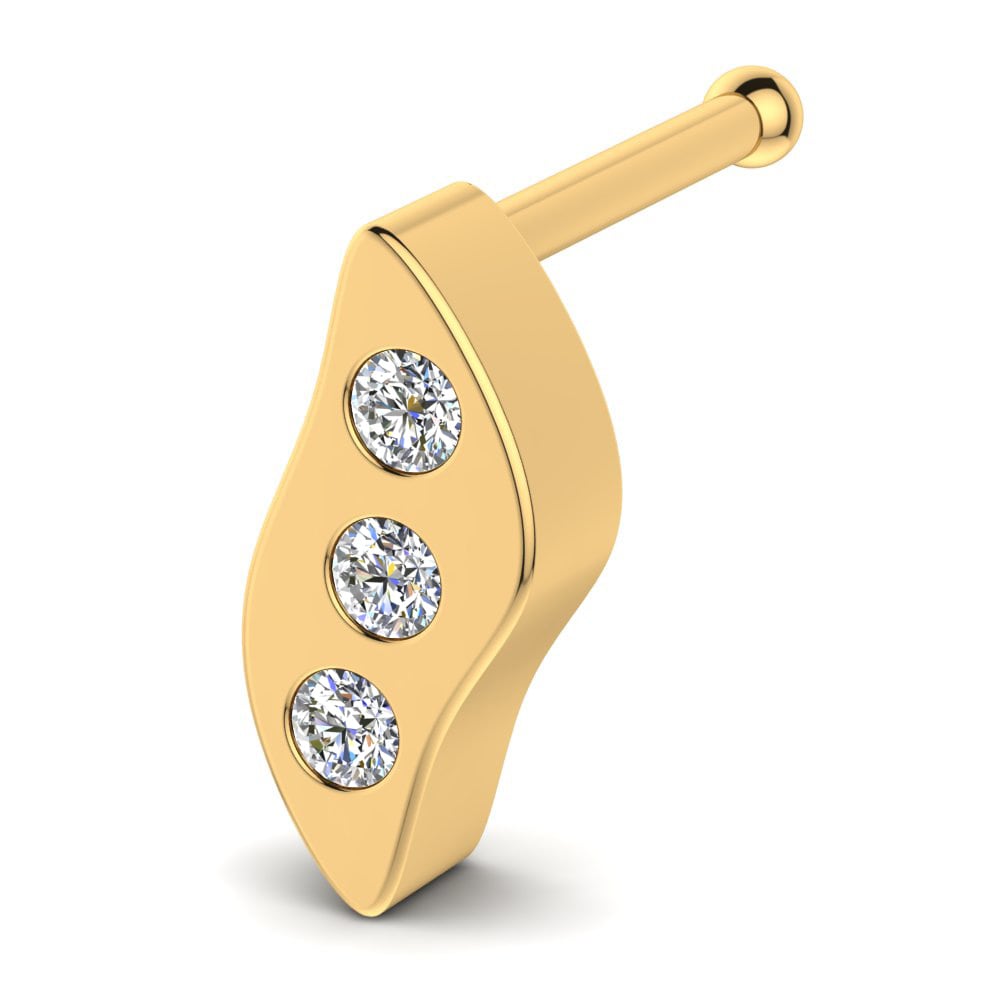 18K Geel Goud Neus Pin Cruzita