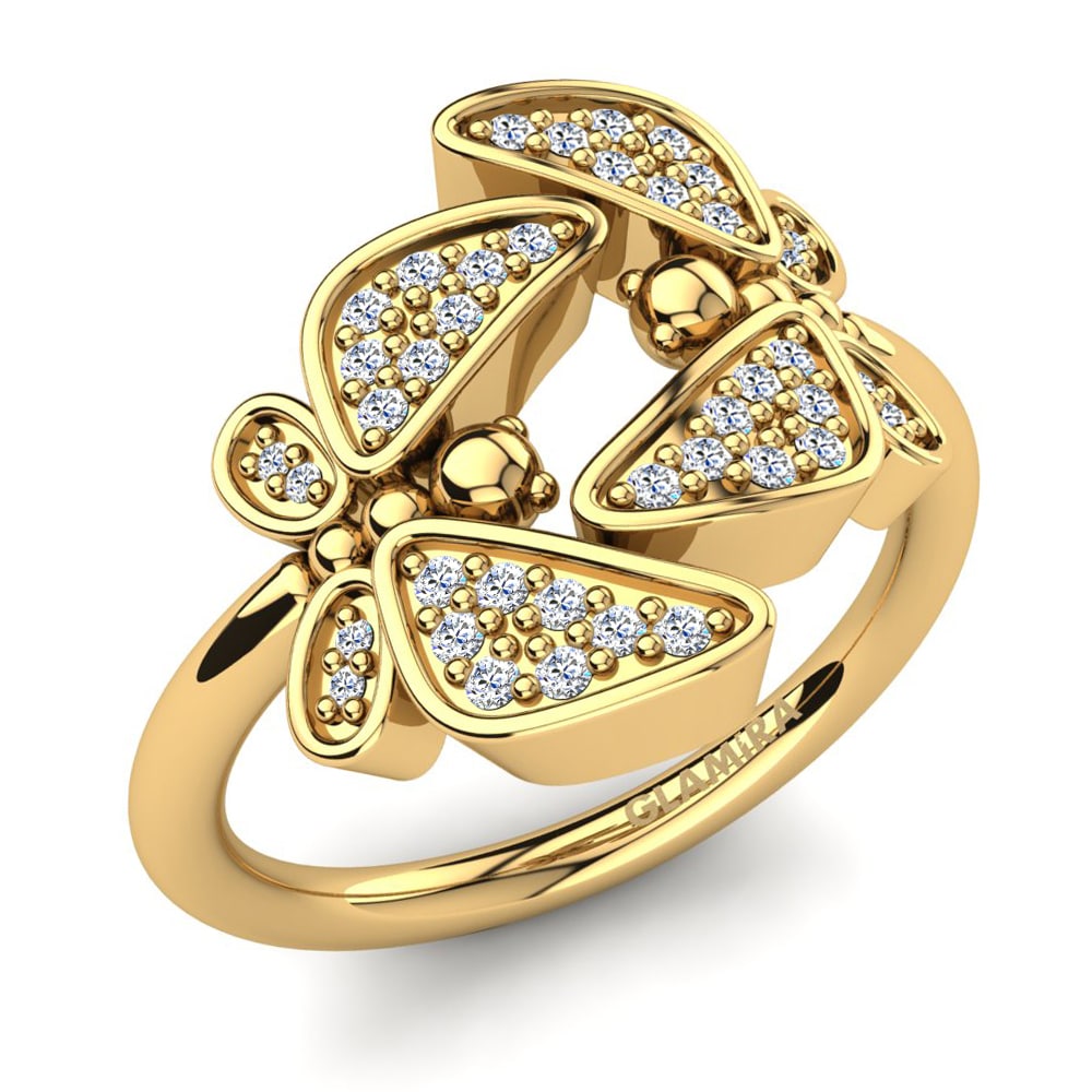 Laboratorium Gekweekte Diamant Ringen Nadia