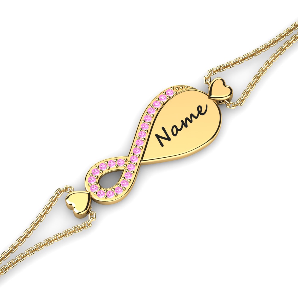 Pink Tourmaline Bracelet Inari