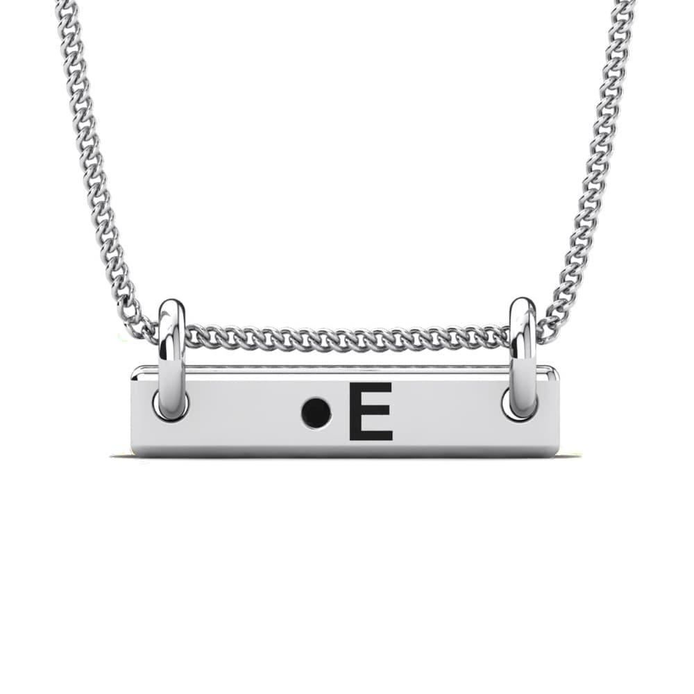 950 Palladium Schwarzer Diamant Damen anhänger Akeila