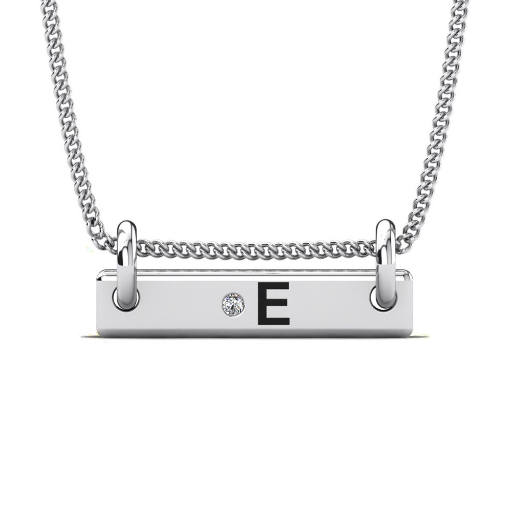 950 Palladium Labor-gezüchteter Diamant Damen anhänger Akeila