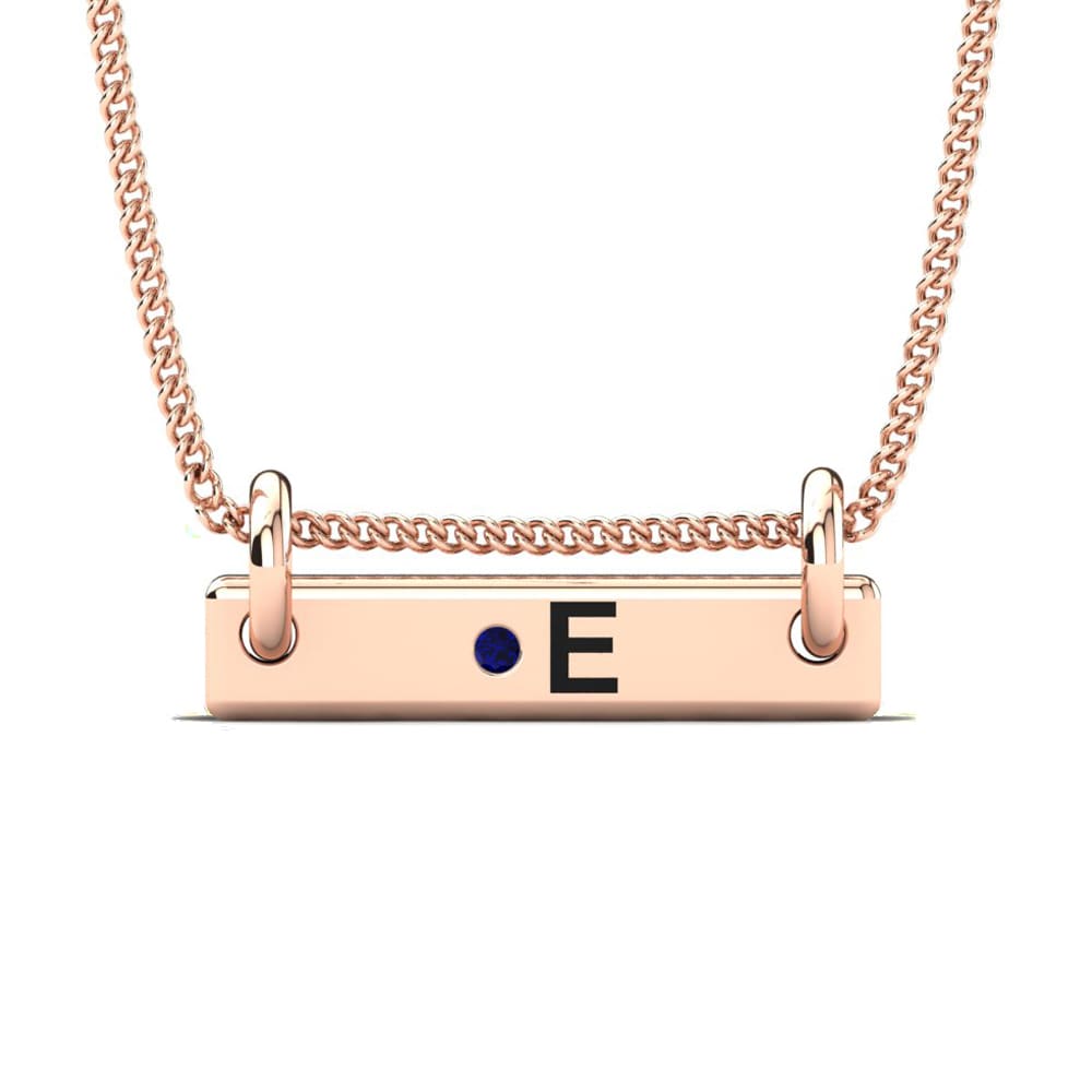 Donker Blauwe Zirkoon Dames Hanger Akeila