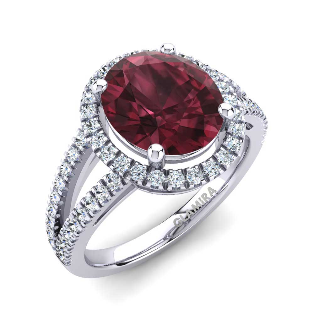 Garnet Engagement Ring Roberta