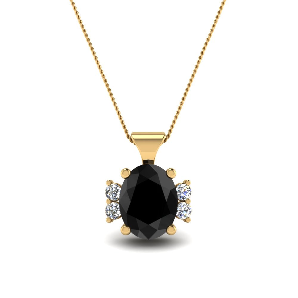 Black Diamond Women's Pendant Camellia