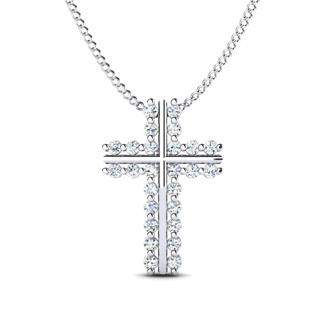 Cross Diamond Necklaces