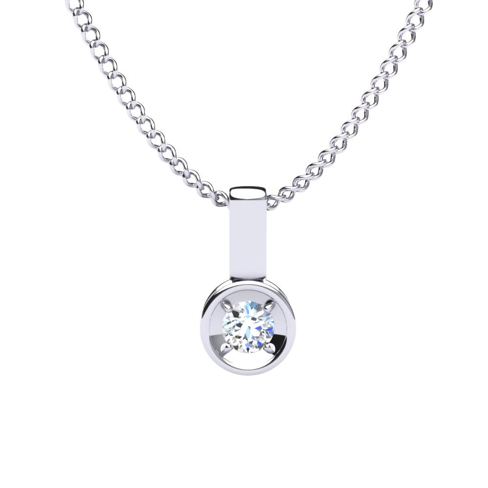 Laboratorium Gekweekte Diamant Dames Hanger Olena