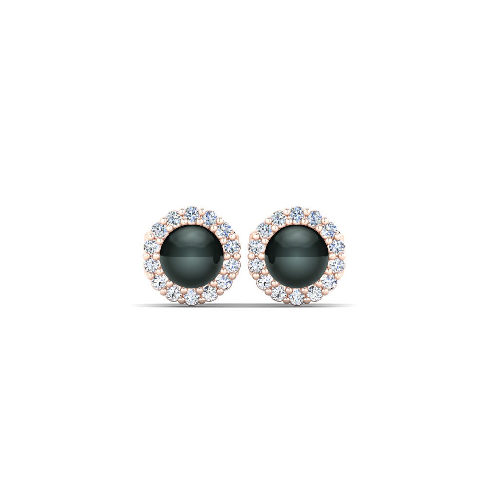 14ct Rose Gold Lab Grown Diamond Women's Earring Marina