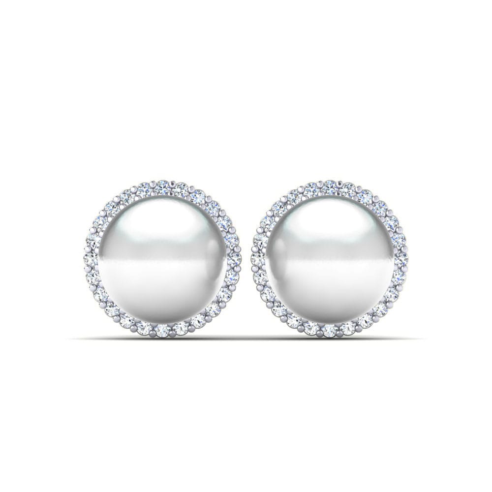 Diamante Pendiente de mujer Marina Ø8 mm