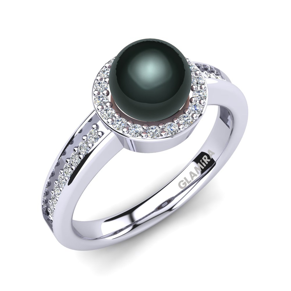 Zaffiro Bianco Anello Korlina Ø6 mm