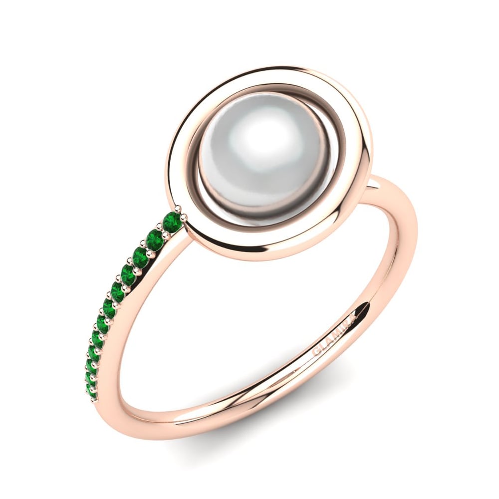 Grüner Zirkonia Ring Puteoli Ø6 mm