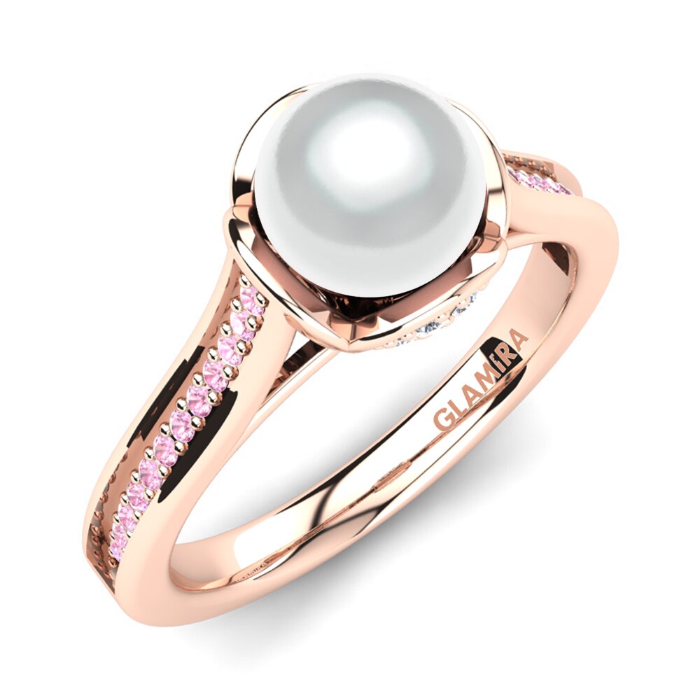 Pembe Safir Yüzük Kanyatta Ø6 mm
