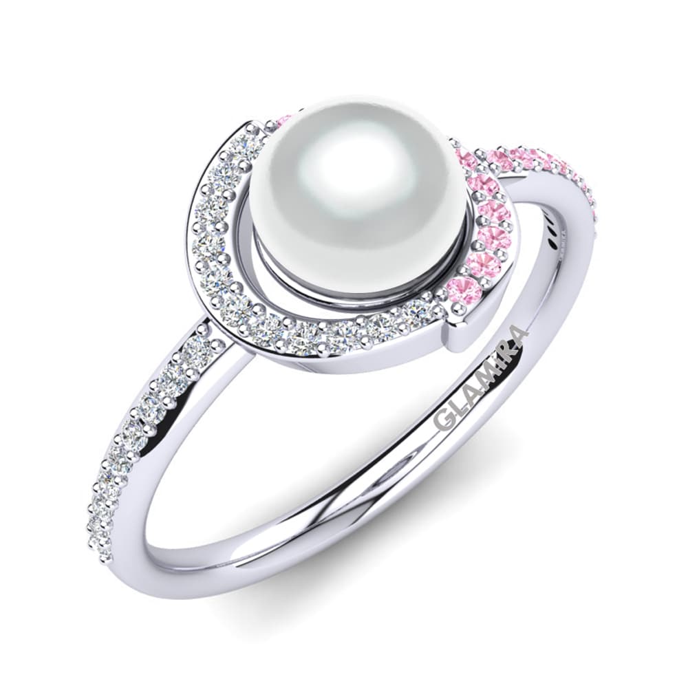 Pembe Safir Yüzük Karmarie Ø6 mm