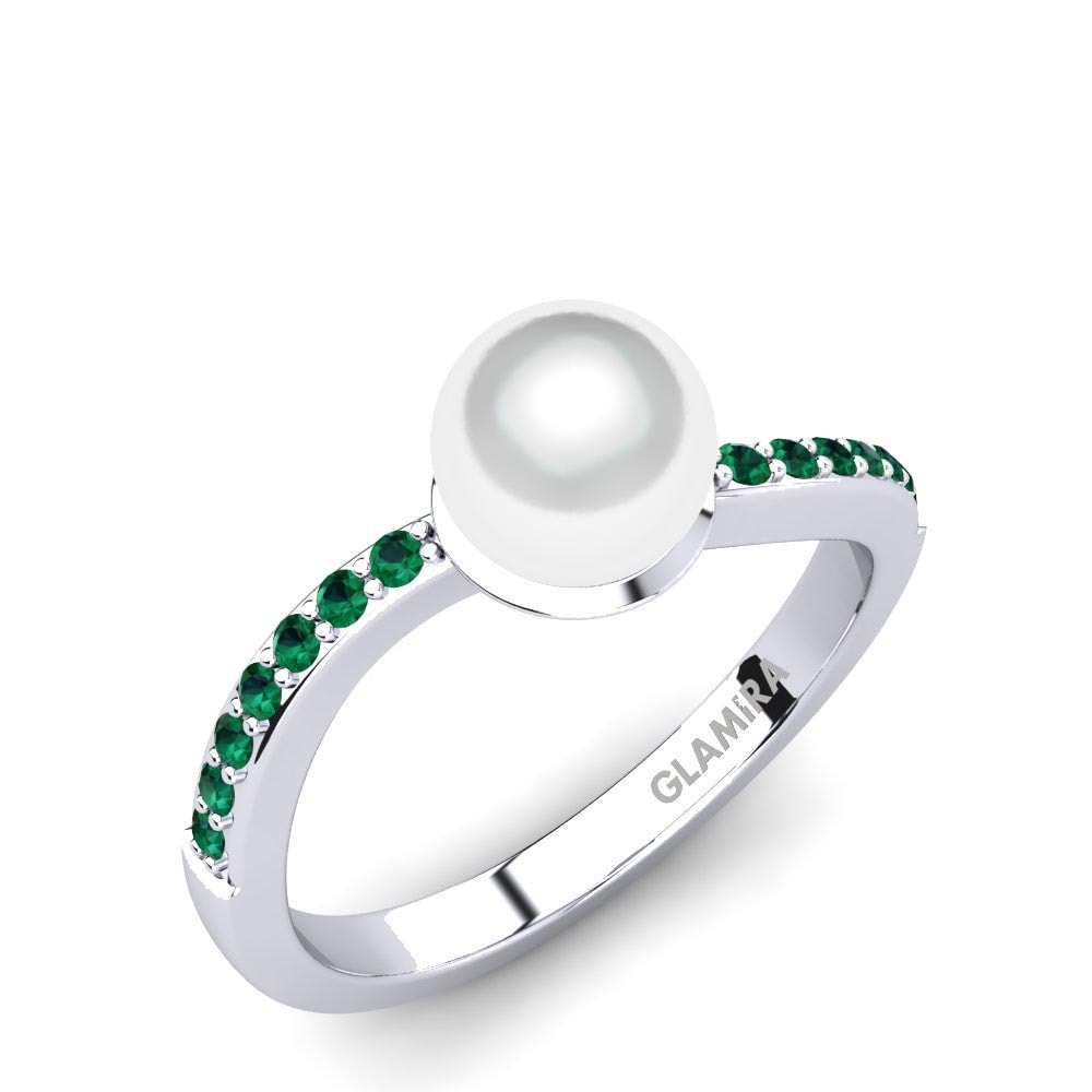 Swarovski Green Ring Shell