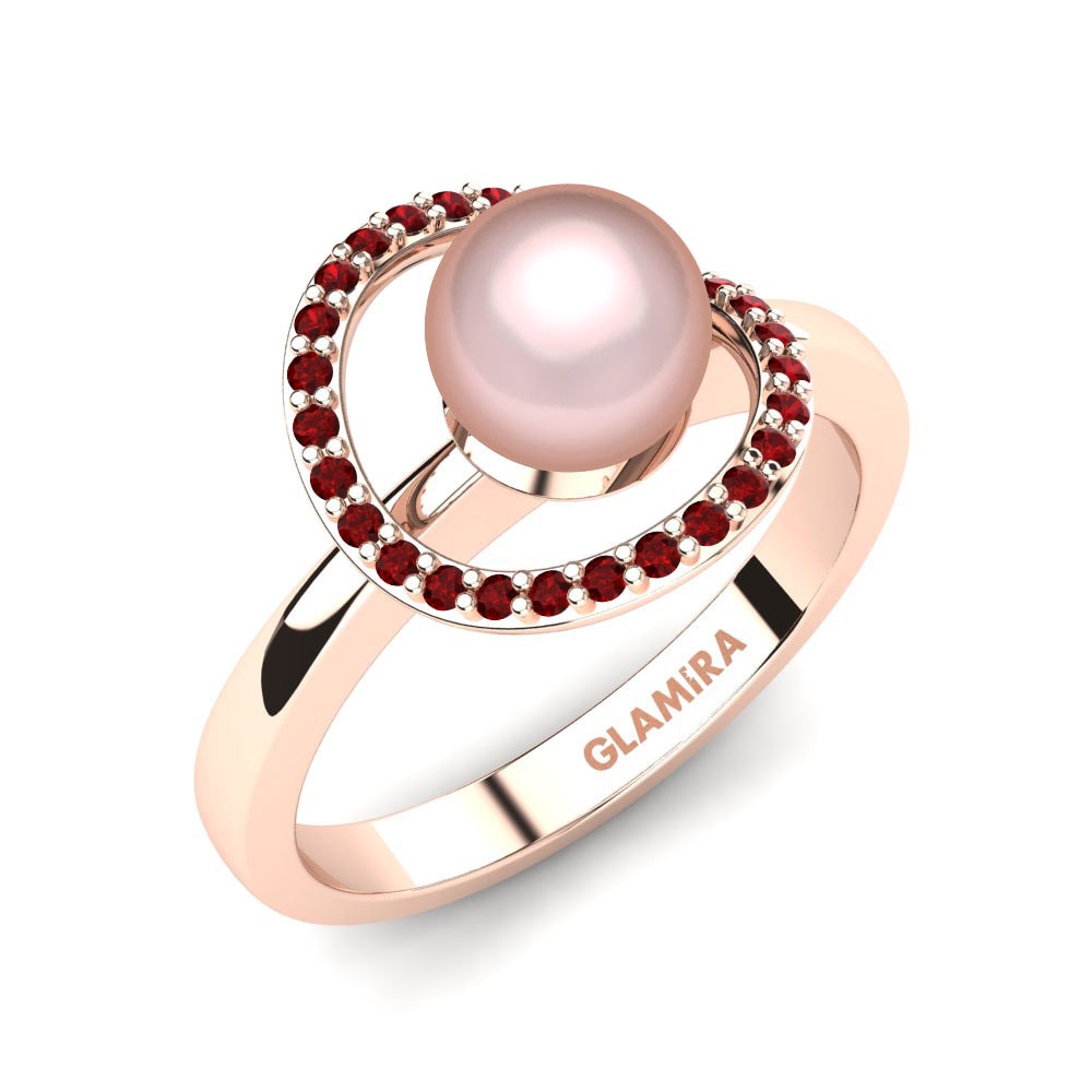 Rotgold 585 Roter Zirkonia Ring Nixie