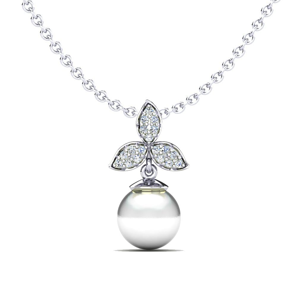 Platine 950 Pendentif pour femme Allida Ø8 mm