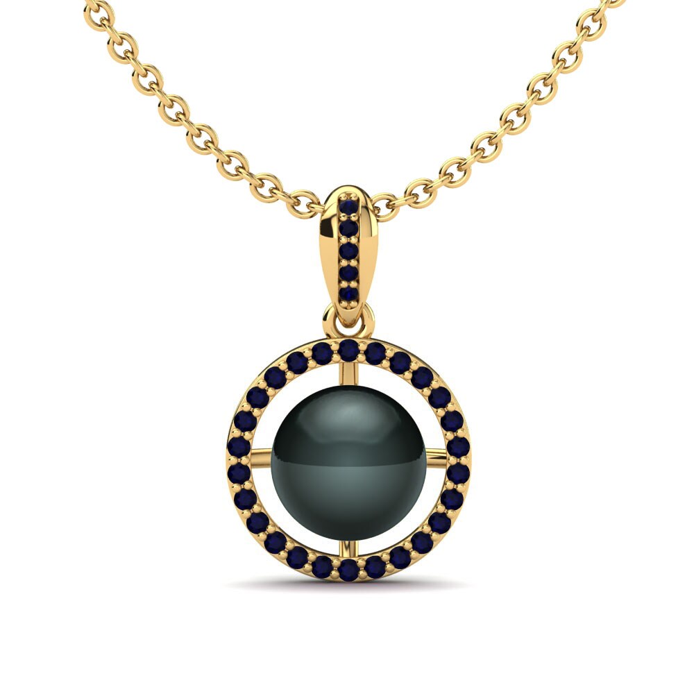 Sapphire Women's Pendant Serenity Ø8 mm