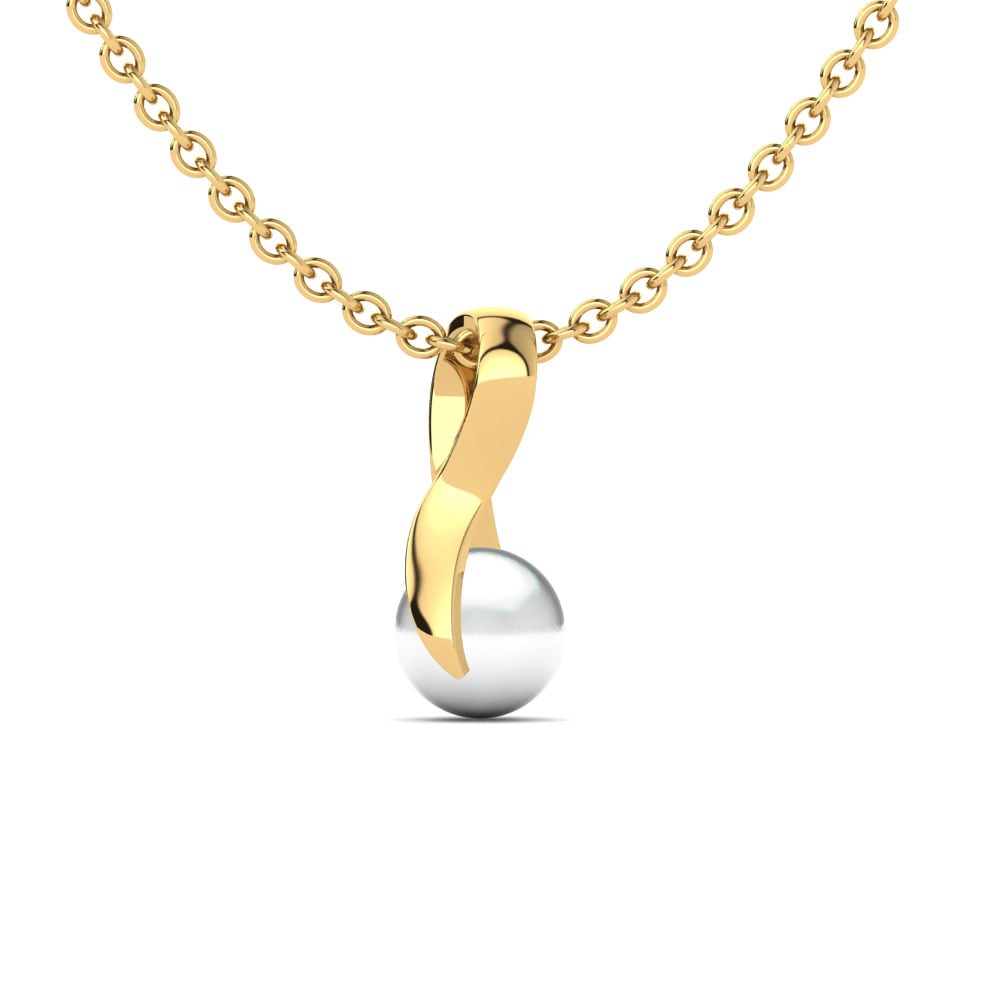 9k Yellow Gold Women's Pendant Selia