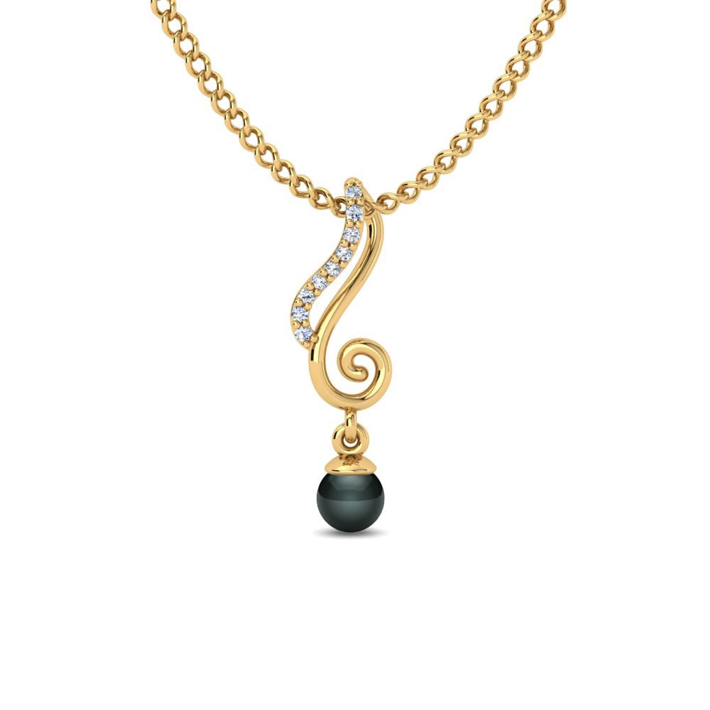 Gelbgold 750 Labor-gezüchteter Diamant Damen anhänger Susy Ø4 mm