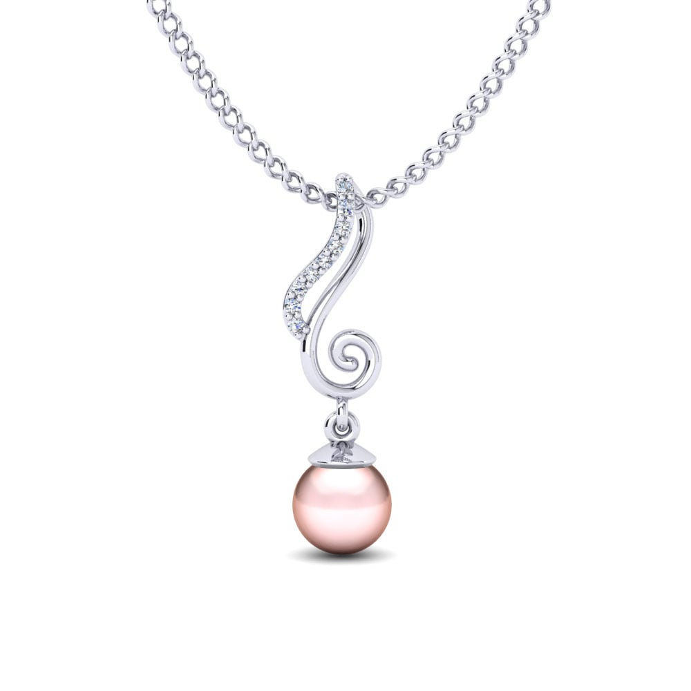 9ct White Gold Women's Pendant Susy