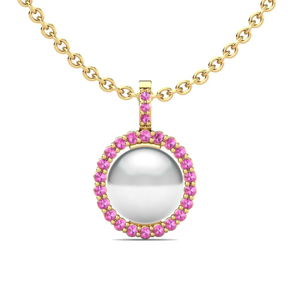 Pink Tourmaline Women's Pendant Vinny Ø8 mm