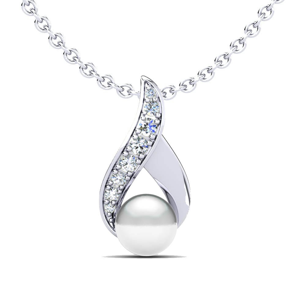COLGANTES Diamante Perlas