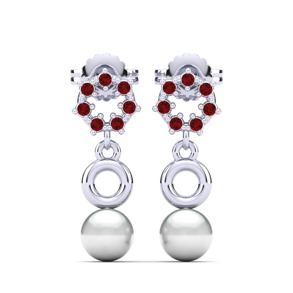 Ruby Women's Earring Kaydlin Ø6 mm