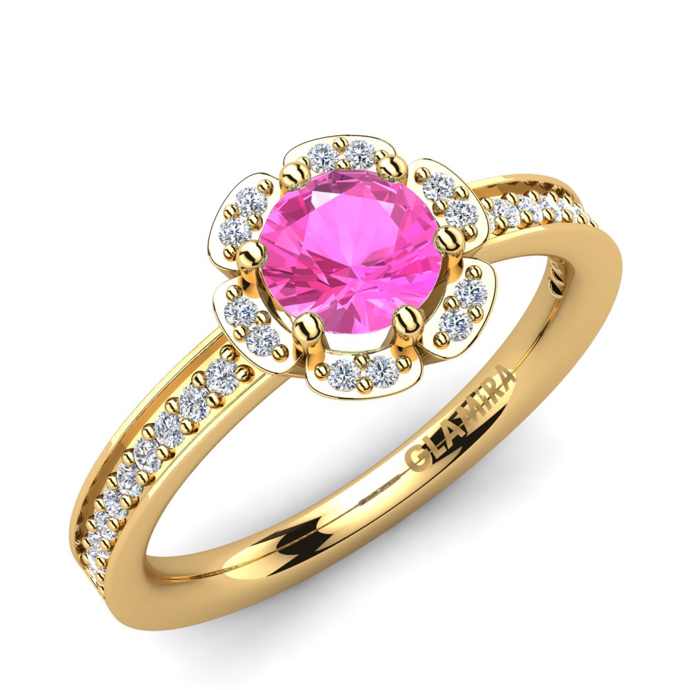 Pink Tourmaline Engagement Ring Pammes