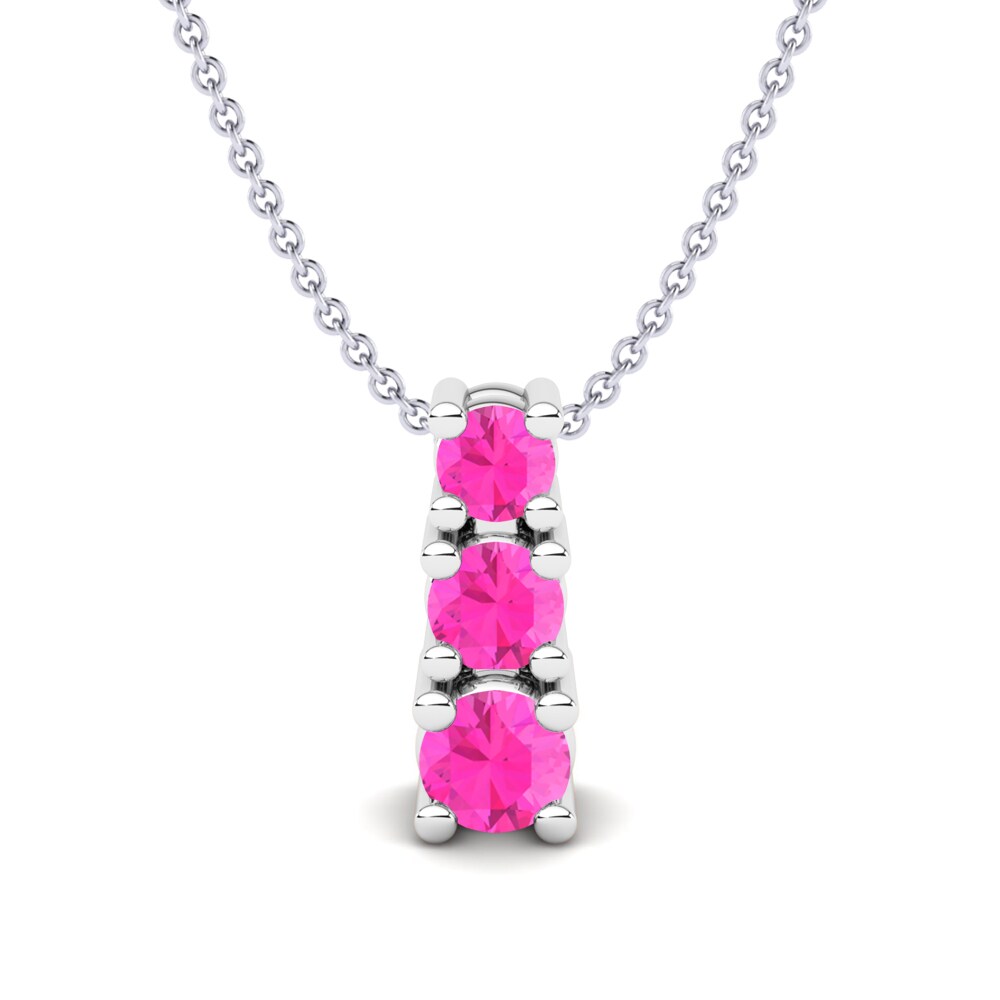 Collier pour femme Adelheid Tourmaline Rose